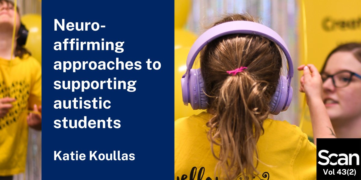 Scan (@scanjournal) on Twitter photo Check out our new mini-spotlight on creating #inclusive learning environments for #neurodivergent students!
First up, Katie Koullas from <a href="/Yellow_Ladybugs/">Yellow Ladybugs</a> shares insights into supporting #autistic students in the classroom and beyond: education.nsw.gov.au/about-us/educa…
#AussieED #EdChat Check out our new mini-spotlight on creating #inclusive learning environments for #neurodivergent students!
First up, Katie Koullas from <a href="/Yellow_Ladybugs/">Yellow Ladybugs</a> shares insights into supporting #autistic students in the classroom and beyond: education.nsw.gov.au/about-us/educa…
#AussieED #EdChat