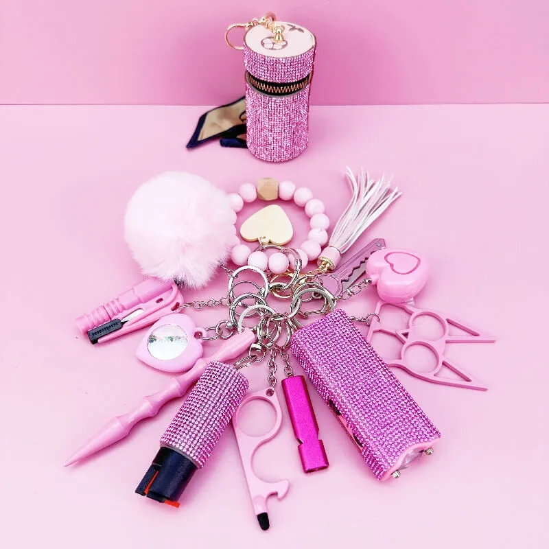 DefenderDiana's tweet image. 🌸 “Stay safe with a touch of pink! Get our 13-piece Pink Bead Bracelet Self-Defense Key Kit now!” 💖

Shop now: SafetyKeychains.net 🌟✨

#StayProtected #SelfDefense #SafetyKeychain #WomenEmpowerment #ChicDefense #PinkStyle