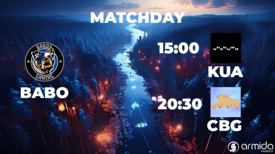Babos Gaming (@babosgaming) on Twitter photo 🚨MATCHDAY🚨
Tonight our <a href="/leagueoflegends/">League of Legends</a> Team Eclipse will be playing a double Matchday in the <a href="/primeleague/">Die Techniker Prime League</a>!🥵
⏰3pm CEST vs. #KnownUnknownAvengers
⏰8:30pm CEST vs. #CAPYBARAGAMING
GLHF! 🍀
Our Lineup:
<a href="/Anstoppable_/">Andre</a>
@TechZombie3
<a href="/gennartv/">Gennar 34</a>
<a href="/Iwannabeurboo/">Luna x3</a>
<a href="/JhinRydee/">Jhin</a> 🚨MATCHDAY🚨
Tonight our <a href="/leagueoflegends/">League of Legends</a> Team Eclipse will be playing a double Matchday in the <a href="/primeleague/">Die Techniker Prime League</a>!🥵
⏰3pm CEST vs. #KnownUnknownAvengers
⏰8:30pm CEST vs. #CAPYBARAGAMING
GLHF! 🍀
Our Lineup:
<a href="/Anstoppable_/">Andre</a>
@TechZombie3
<a href="/gennartv/">Gennar 34</a>
<a href="/Iwannabeurboo/">Luna x3</a>
<a href="/JhinRydee/">Jhin</a>