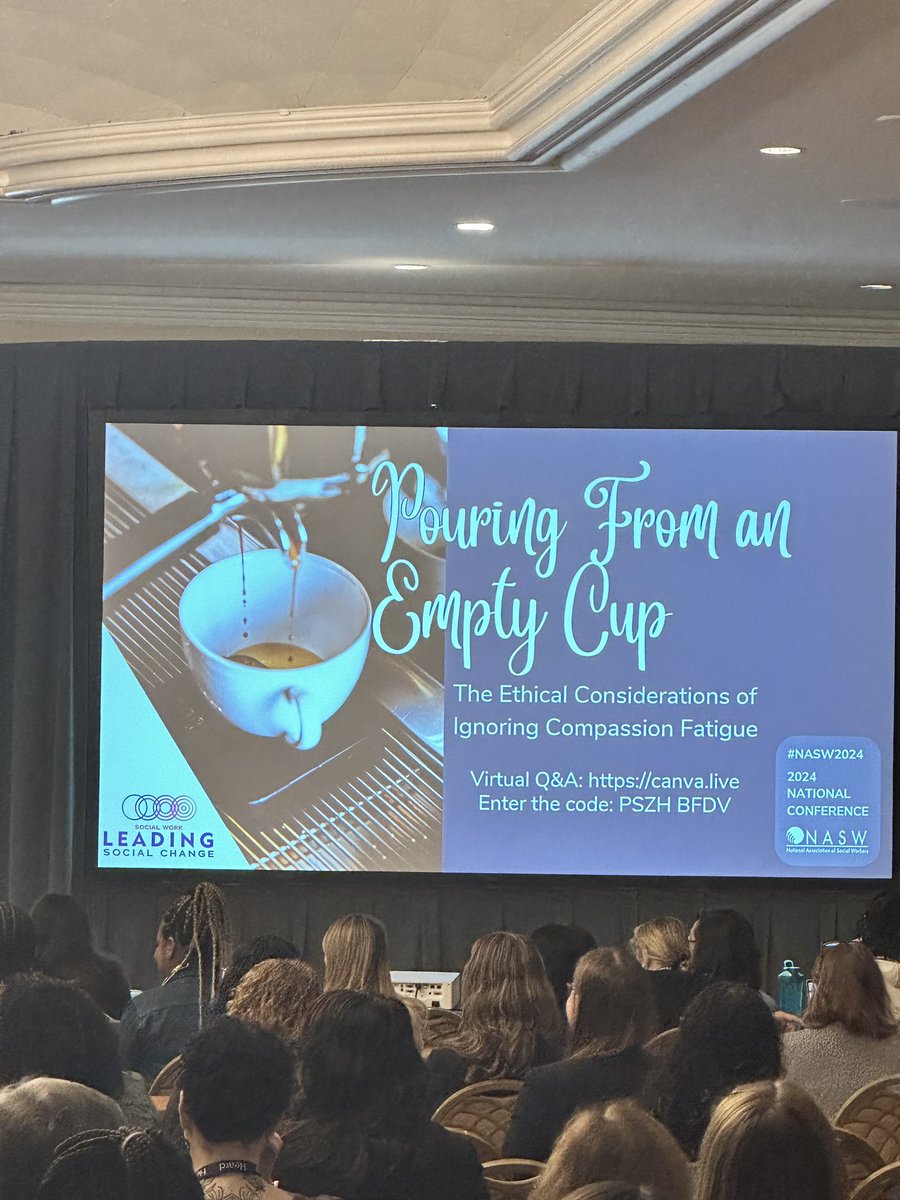 Last day of #NASW2024 and I’m super excited for this session in particular!