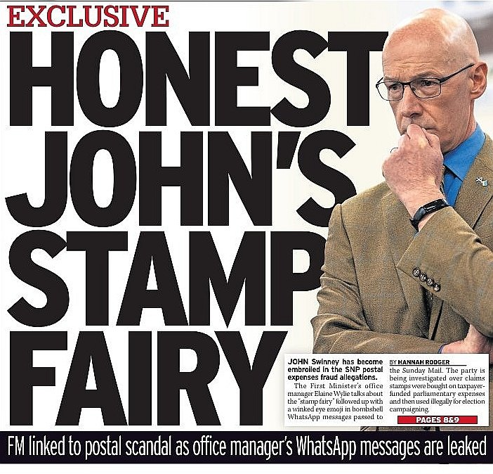 sweirz's tweet photo. #TheSNP #Swinney #stampgate 'They'll never notice the difference ...' https://t.co/xE6yfahi1U