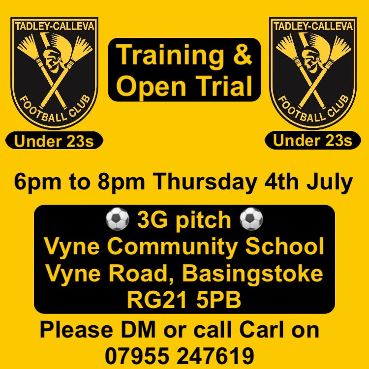 Our preseason starts on 4th July. 
We’re playing in the midweek Combined Counties u23 League
Contact details below if you’d like to join the journey