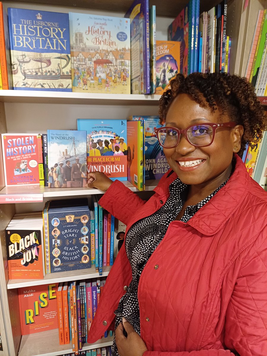 Kandace Chimbiri writing as K.N Chimbiri (@knchimbiri) on Twitter photo Happy to see the beautiful Foyles on Charing Cross Road has a wide selection of Black British history books for children including several about the Windrush generation (including my book about the Empire Windrush!) <a href="/Foyles/">Foyles Bookshop</a> Happy to see the beautiful Foyles on Charing Cross Road has a wide selection of Black British history books for children including several about the Windrush generation (including my book about the Empire Windrush!) <a href="/Foyles/">Foyles Bookshop</a>