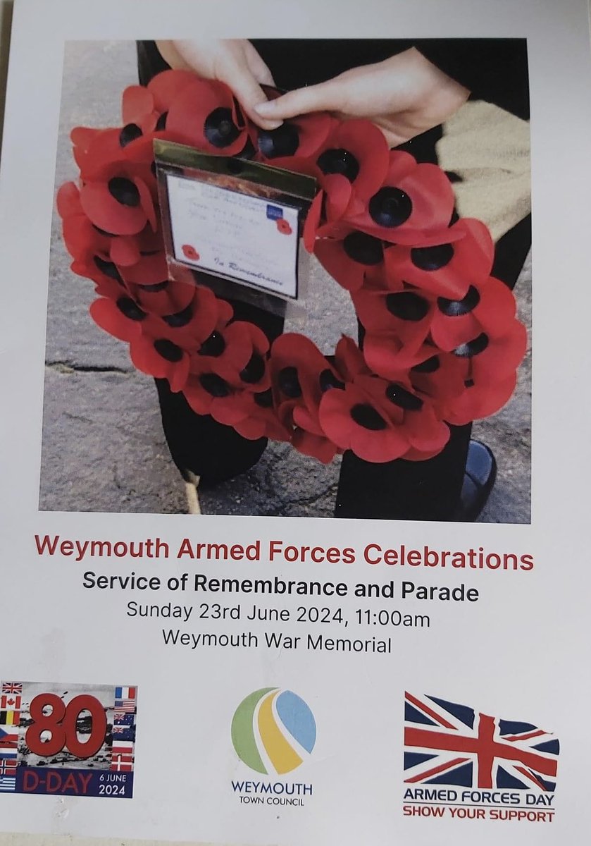Weymouth Armed forces celebrations great turn out thanks to all who took part