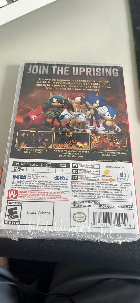 LucalisoLive's tweet photo. @danielreen Opa pessoal, estou vendendo o jogo do Sonic Rivals novo lacrado por R$120,00, ganhei de presente e já tenho ele on-line. Eu sou de Recife - PE e dependendo posso trocar por outro jogo também. Vlw galera. https://t.co/h3sCVpxCZN