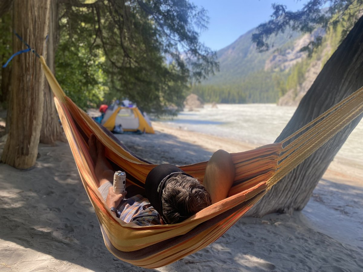 Enjoying some down time at camp. This could be you!