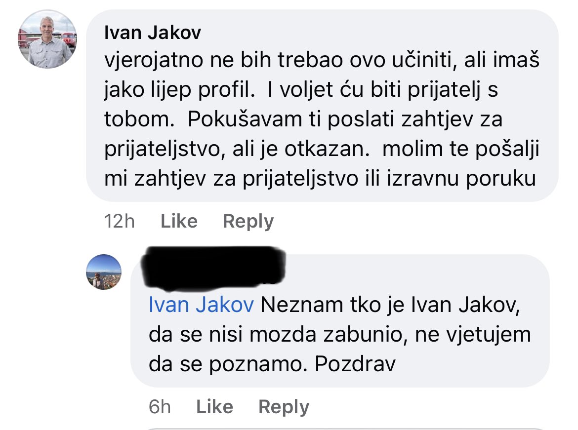 Mislim da mi majka ima svalera na Facebooku.