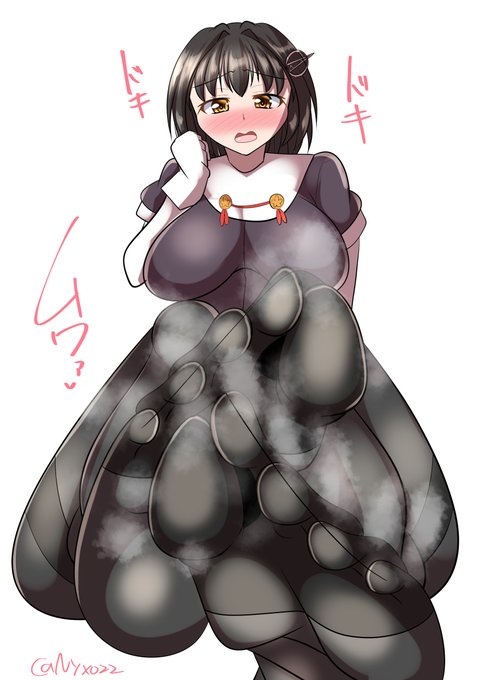 「あの…司令官さん…蒸れてて…ごめんなさい…///」 
ムレムレ黒タイツ羽黒ちゃん(ˇωˇ)    
連続1570日目 
#艦これ版真剣お絵描き60分一本勝負_20240623 
#艦これ版深夜の真剣お絵描き60分一本勝負 
#めび環んどろ #10000日チャレンジ 
#羽黒 