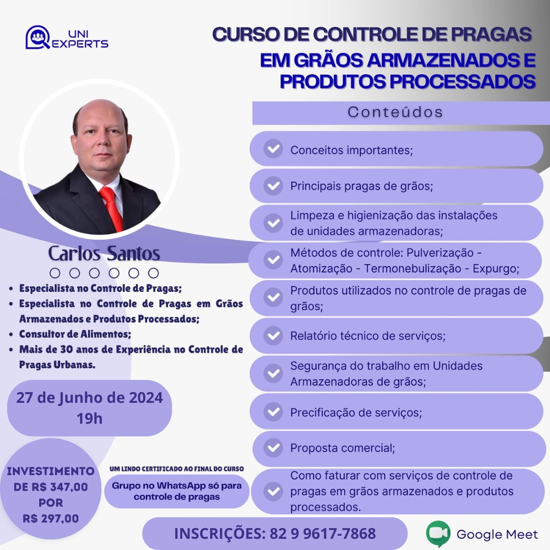 #controledepragas
#graosarmazenados