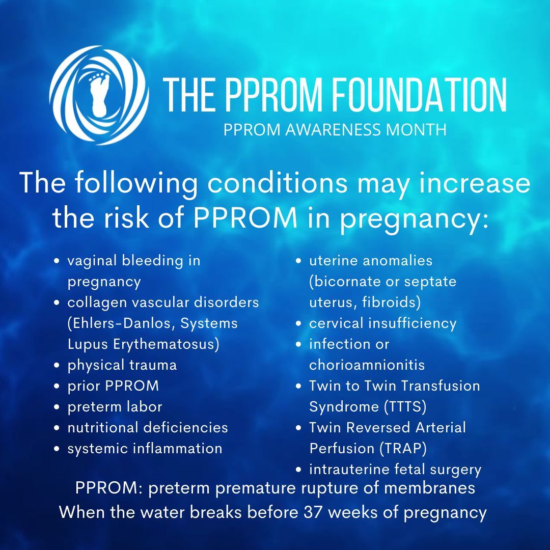 What are some risk factors for #PPROM?