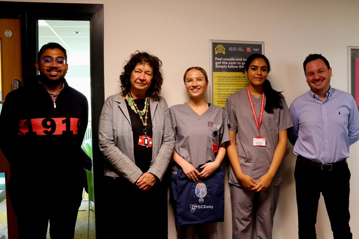 OSCEazyOfficial's tweet image. We had the wonderful opportunity of meeting with the President and Vice-Chancellor of @cardiffuni, Professor Wendy Larner. 

We spoke about and demonstrated the crucial role of Student-University relations and how we continue to strengthen it collaboration with @HIVE_MedicCU!