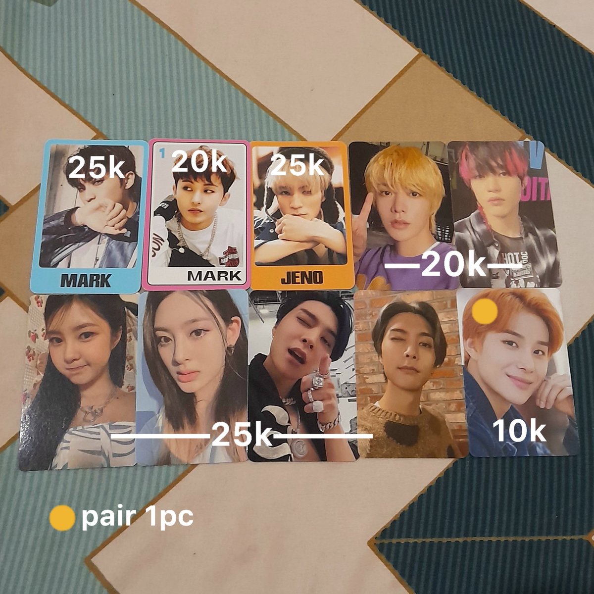 𖥨 ¡! 💌 wts | want to sell

[HELP RT]

— nego tipis
— exc adm 🍊
— dom semarang

t. wts photocard nct dream nct127 jeno haechan renjun chenle jaemin trading card dream scape seeun dayeon 🛒