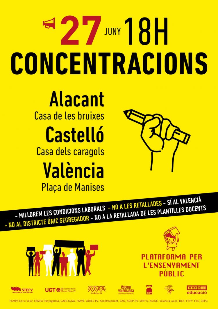 AccioCulturalPV's tweet photo. Pedreguer també diu: La llengua no és toca. 

Front a la imposició d'una llei que retalla els nostres drets lingüístics i que pretén eliminar el valencià de l'educació, hem de mobilitzar-nos.

Participa en la campanya, i en les concentracions de la plataforma per l'ensenyament. https://t.co/8dho6vlE5B