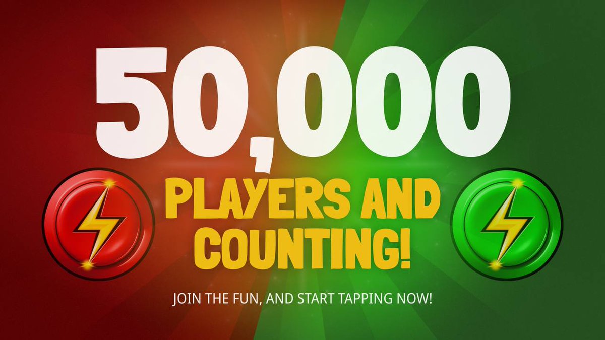 The_Button_Game's tweet image. 🚨 Breaking News! 🚨

We are thrilled to announce that the Button game has now reached more than 50,000 players!

Join the race and start tapping now to see what everyone is excited about! 🟢🔴 

👉 t.me/TheButtonGameB…