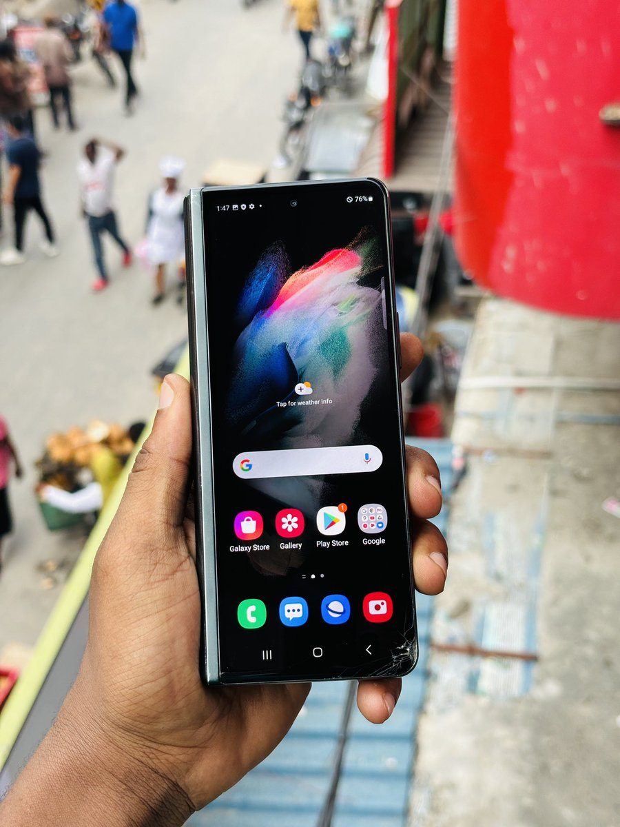 iPhone_Usedtz's tweet photo. Samsung Fold 3

256GB|Ram 12GB
Black Color 
Tsh 650,000/= tzs

NB:Simu inafanya kazi safi
Ina crek kwenye screen ya mbele
Mwenye bahati awai
📞/Whatsapp 0683678977
KINDLY REPOST 🔥👋🔗 https://t.co/Fnheo8G1ns