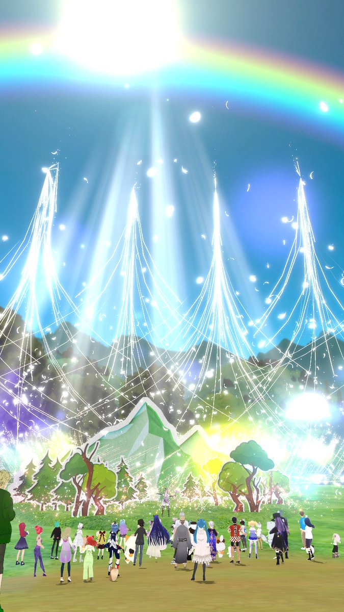 gohonmoku's tweet image. #きゃりこらいぶ 
絵本の中に入って物語をみんなで楽しむ
そんな事ができる #cluster VRイベントを
ありがとうございます
#猫日和きゃりこ さん3周年おめでとうございます