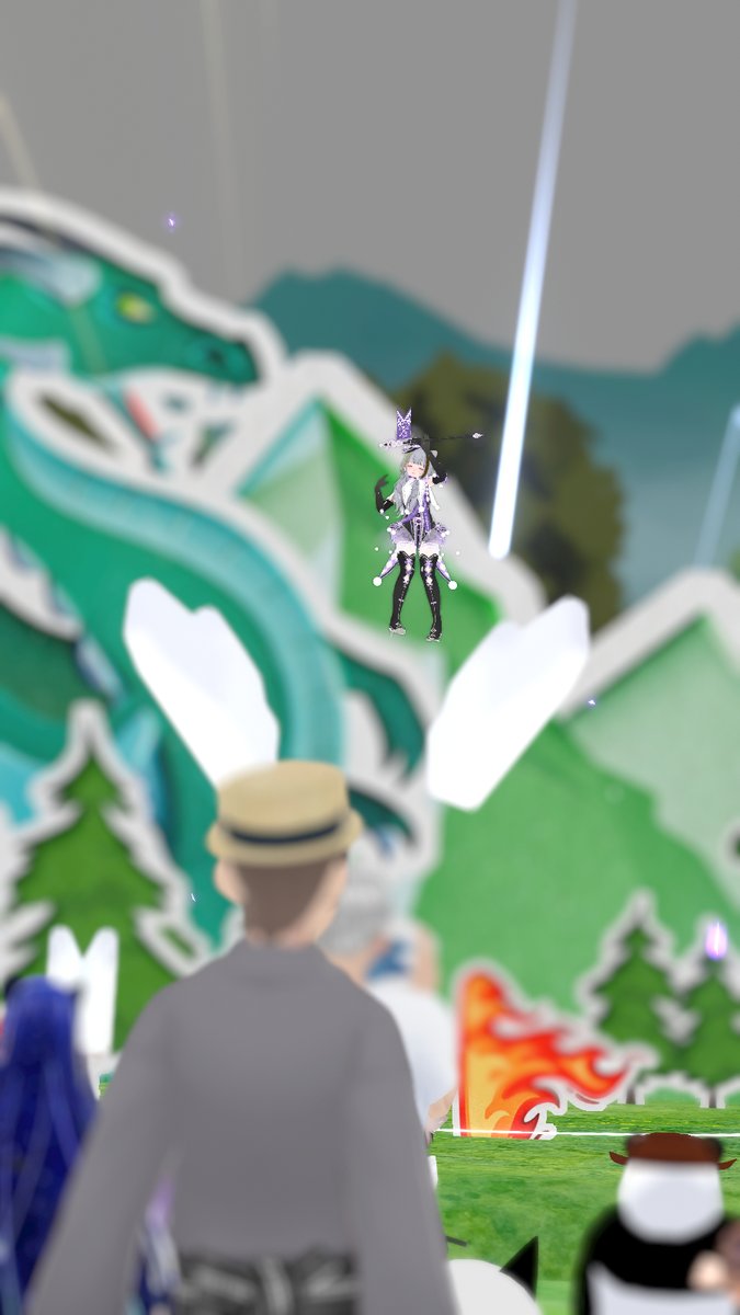 gohonmoku's tweet image. #きゃりこらいぶ 
絵本の中に入って物語をみんなで楽しむ
そんな事ができる #cluster VRイベントを
ありがとうございます
#猫日和きゃりこ さん3周年おめでとうございます