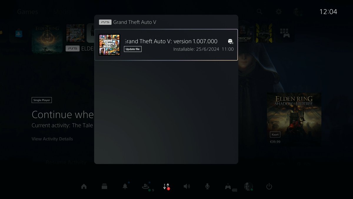 Gtamen's tweet photo. GTA Online Bottom Dollar Bounties DLC is pre-load is now available on PS4/PS5. 
PS5: 2.589 GB 
PS4: 3.467 GB https://t.co/NRD3CBS3hn