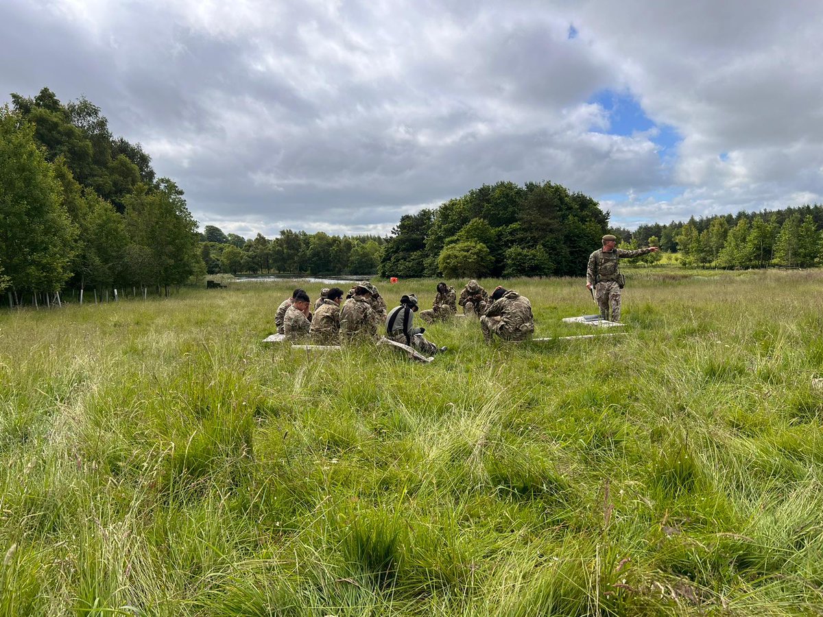 tucker_delroy's tweet photo. CORE Education Trust Senior Cadets, first day of Central Camp in Warcop, receiving briefings  from the Cadet Training Team whilst on Fieldcraft. @COREeducate @HQWMCTT https://t.co/3F5cpBrO6v