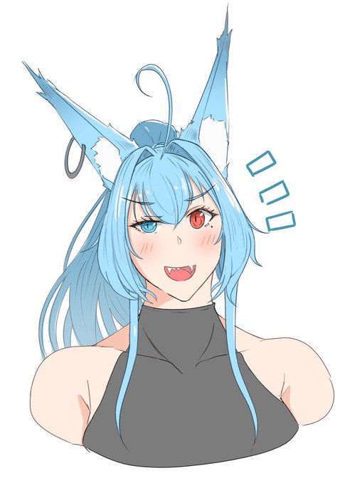 悪い顔シアちゃん.....🦊😈 