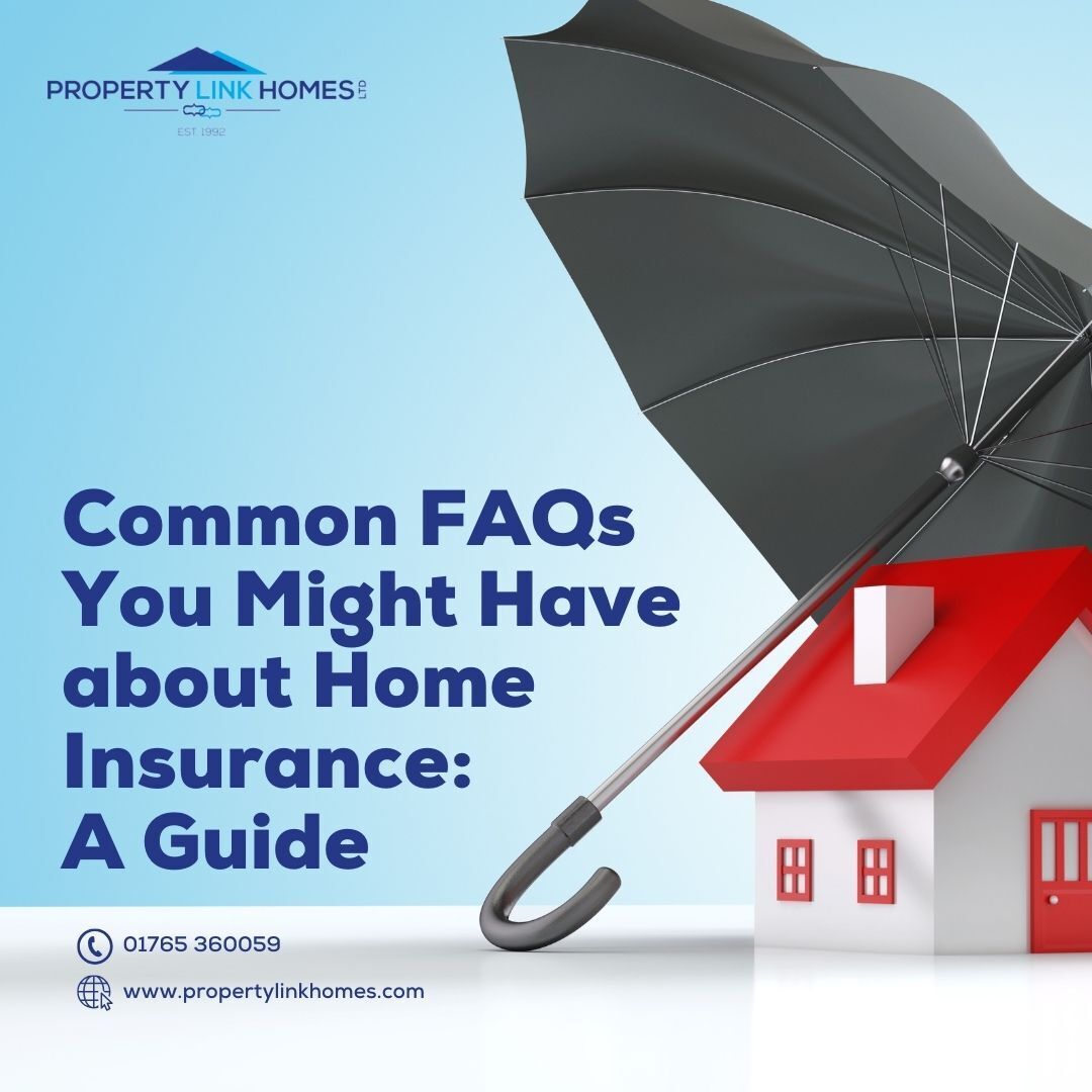 Learn everything you need to know about home insurance! Our blog post covers FAQs, ensuring you have the knowledge to safeguard your home effectively. 📚 #PropertyLinkHomes #YourPropertyPals