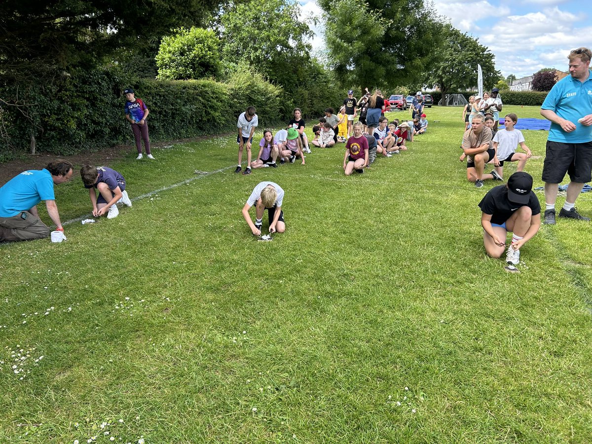 This morning we are putting all the skills we learnt yesterday together in a whole year group challenge. Will we be the <a href="/bigschoolcamp/">bigschoolcamp</a> overall champions? At the moment they are trying to light the tissue paper with three strikes each.