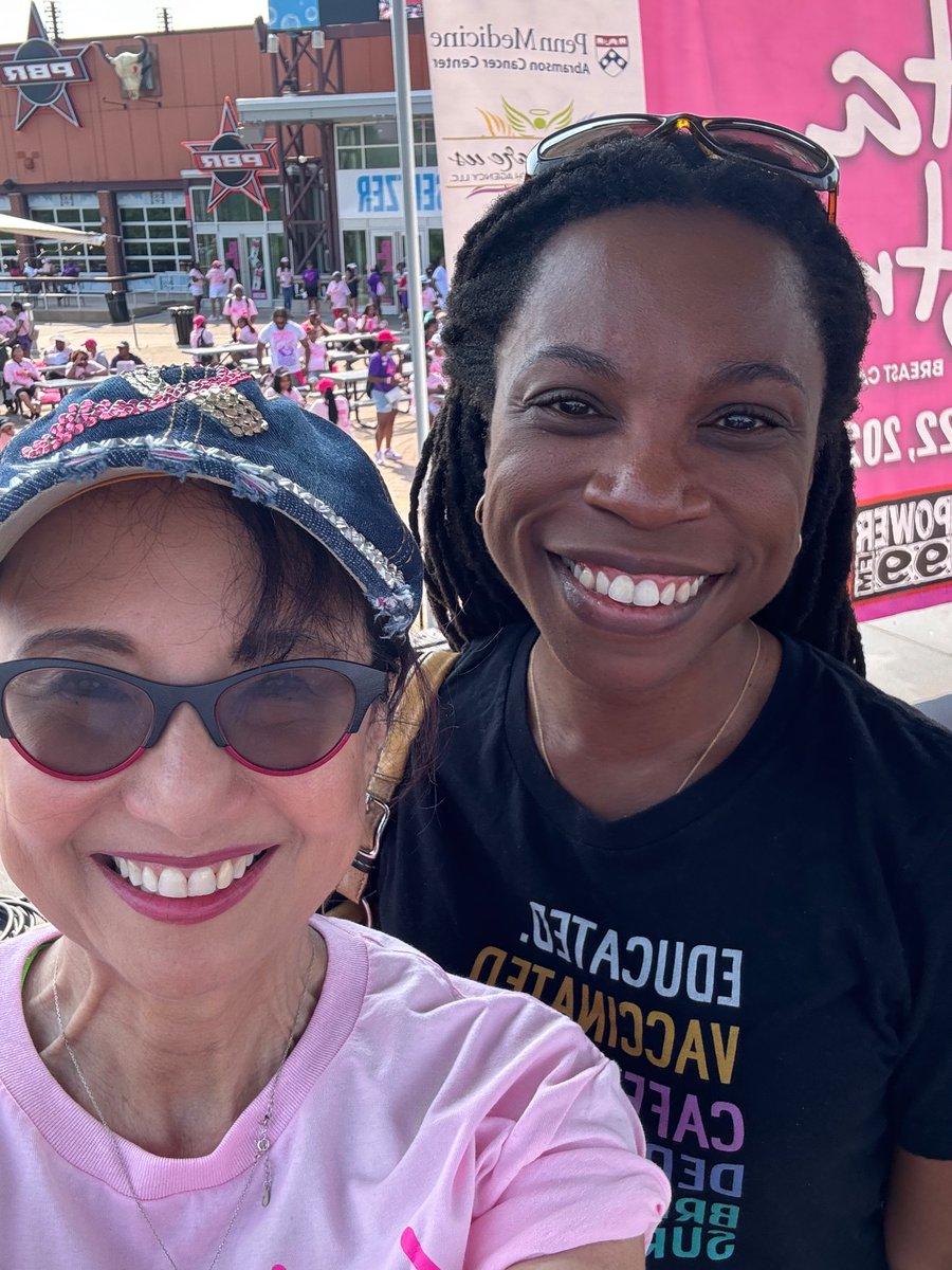 Lola Fayanju (she/her, drlolafayanju@bsky.social) (@drlolafayanju) on Twitter photo Fun times at the 2024 PHL <a href="/SistaStrut/">Sista Strut</a> with <a href="/AlinaMaria33/">Alina Mateo</a> and support from <a href="/AACR/">AACR</a> <a href="/wdasfm/">105.3 WDAS</a> <a href="/UniteforHER/">Unite for HER</a> + more for a vibrant Saturday am walk. Temps were high but so were spirits & the organizers did a great job keeping us cool. 😎 <a href="/PennCancer/">Penn Medicine - Abramson Cancer Center</a> <a href="/PennMedicine/">Penn Medicine</a> <a href="/pennsurgery/">PennSurgery</a> <a href="/BasserBRCA/">BasserBRCA</a> Fun times at the 2024 PHL <a href="/SistaStrut/">Sista Strut</a> with <a href="/AlinaMaria33/">Alina Mateo</a> and support from <a href="/AACR/">AACR</a> <a href="/wdasfm/">105.3 WDAS</a> <a href="/UniteforHER/">Unite for HER</a> + more for a vibrant Saturday am walk. Temps were high but so were spirits & the organizers did a great job keeping us cool. 😎 <a href="/PennCancer/">Penn Medicine - Abramson Cancer Center</a> <a href="/PennMedicine/">Penn Medicine</a> <a href="/pennsurgery/">PennSurgery</a> <a href="/BasserBRCA/">BasserBRCA</a>
