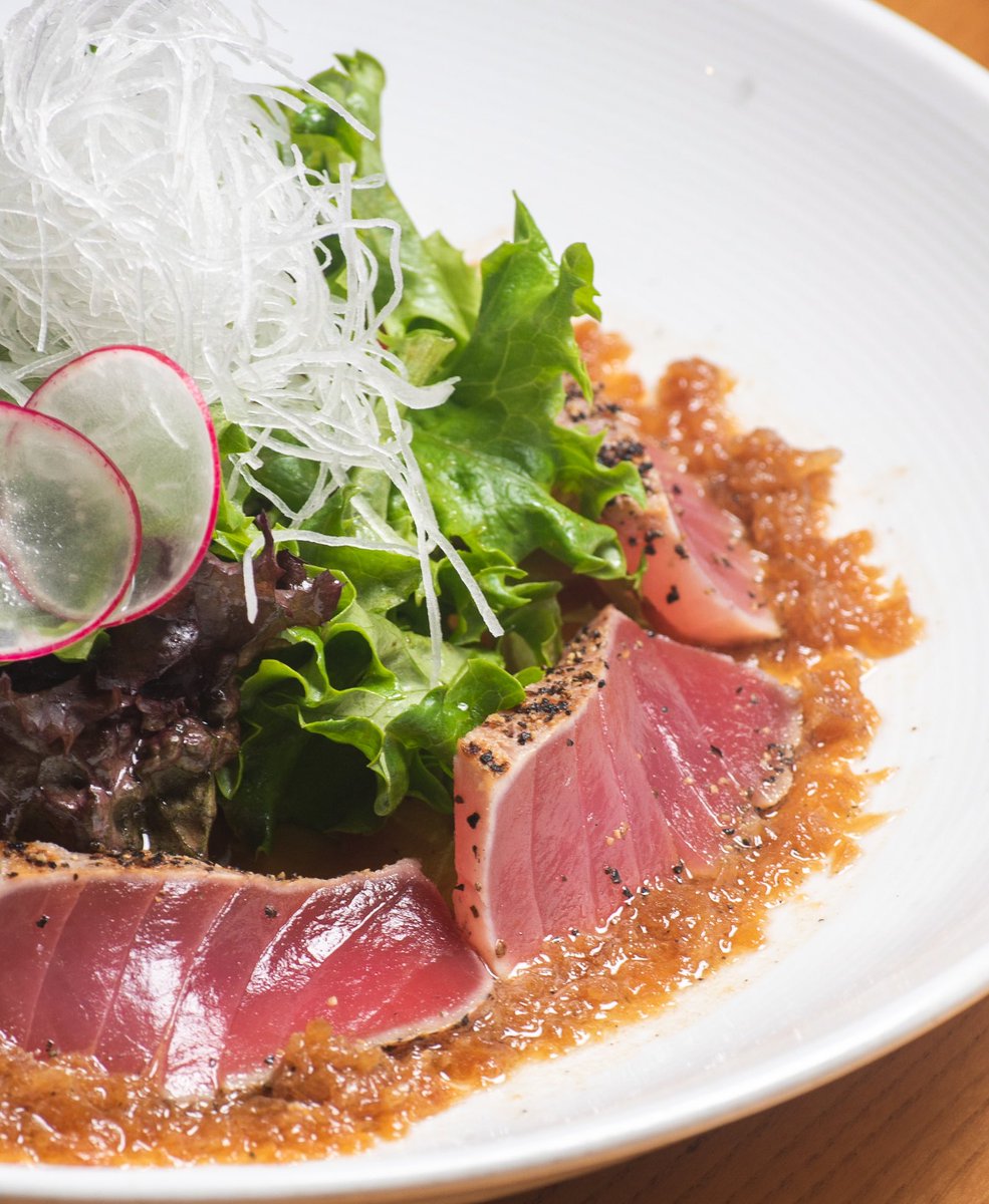 Our Sashimi Salad with Matsuhisa dressing is summer on a plate. Light, refreshing, and bursting with flavor, it's the perfect way to beat the heat.