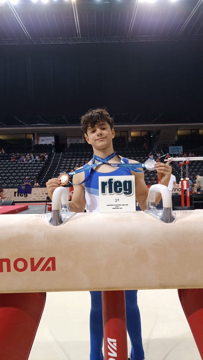 balopal's tweet photo. 🇪🇸👏Nuestro jugador infantil Diego Aguiar se proclamaba ayer subcampeón de España en Campeonato de Gimnasia obteniendo el segundo puesto en Anillas y el tercero en Barra.

¡Enhorabuena Diego 💜☺️! ¡Muy orgullosos de ti! https://t.co/yVnYlyXTxw