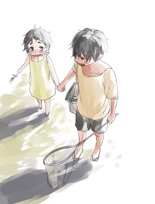 「はなみず、垂れてる」