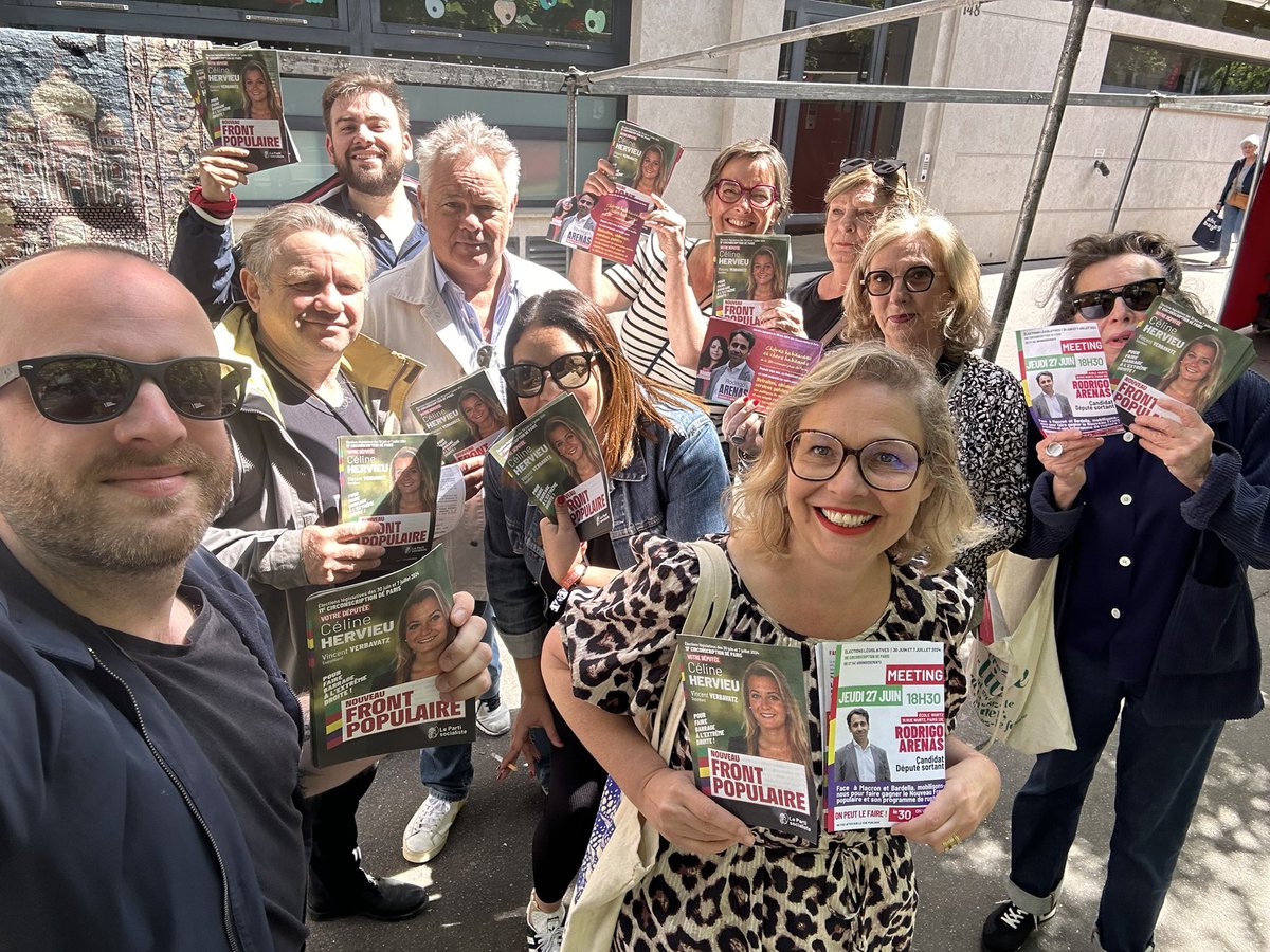 #circo7511 faire gagner la #Gauche et battre le #FN ! En avant pour le #NouveauFrontPopulaire #NFP ✊🌹 <a href="/Celine_Hervieu/">Céline Hervieu</a> 🚀 <a href="/AssembleeNat/">Assemblée nationale</a>