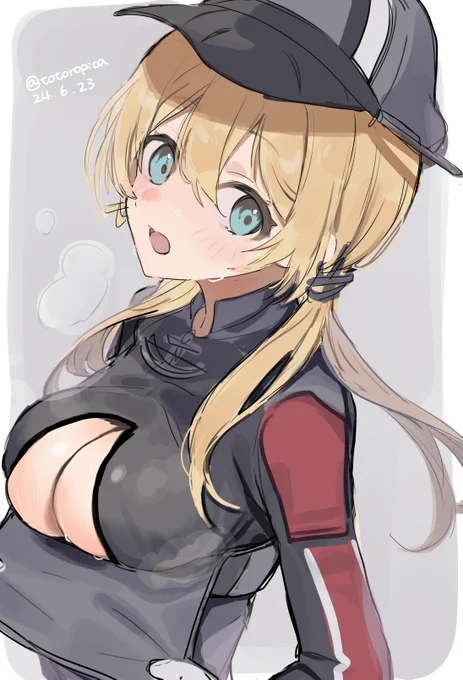 排熱プリンツ#艦これ版真剣お絵描き60分一本勝負_20240623 