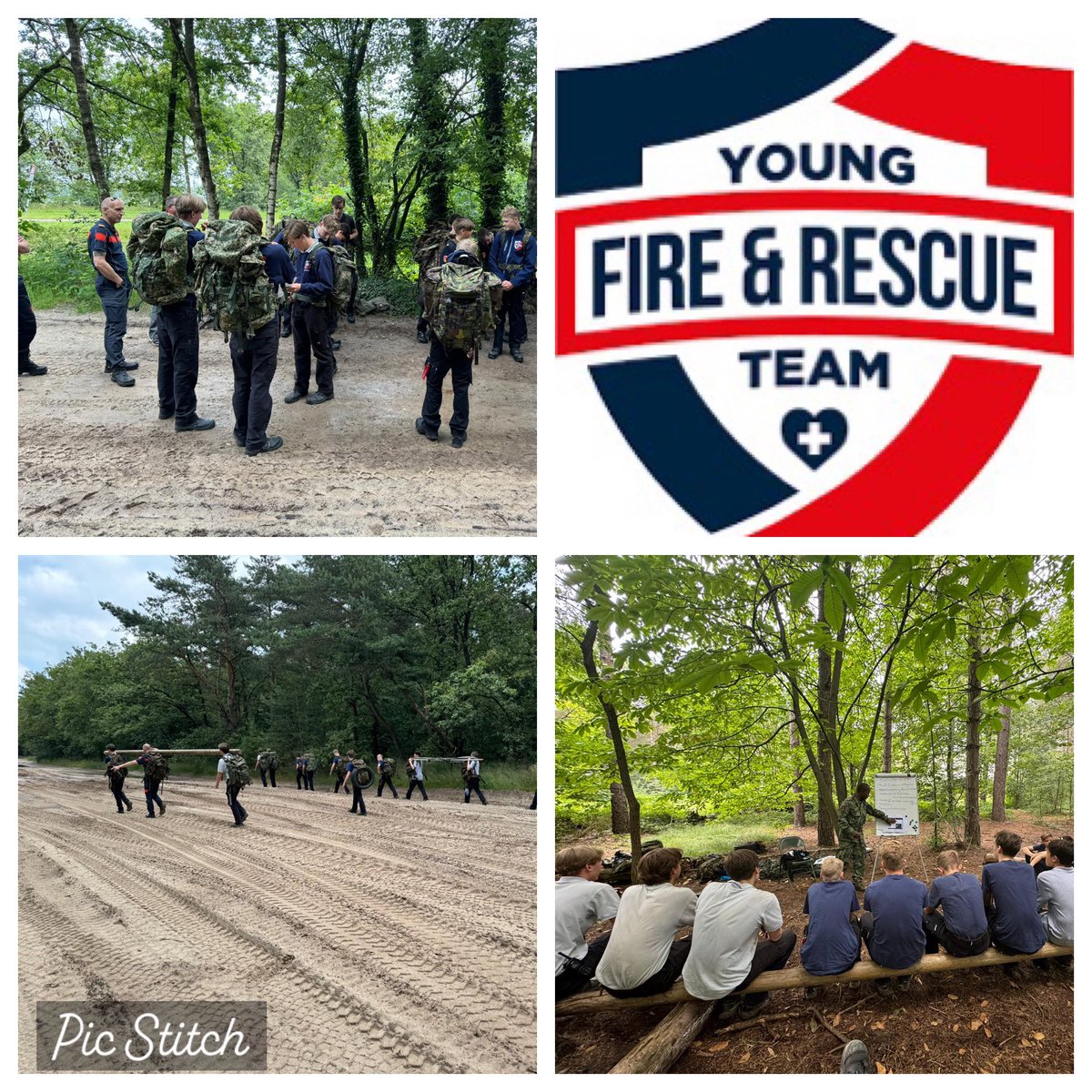 Vanmorgen op bezoek geweest bij de bivak van het YFRT die ook dit jaar werd georganiseerd door onze trouwe partner Defensie. Wat mooi om te zien dat een groep van ruim 40 jongeren hier een super mooi en leerzaam programma krijgen. Dank aan de organisatie 👌<a href="/VrZW/">Veiligheidsregio Zaanstreek-Waterland</a> <a href="/YFRTeam/">Young Fire & Rescue Team MML</a>