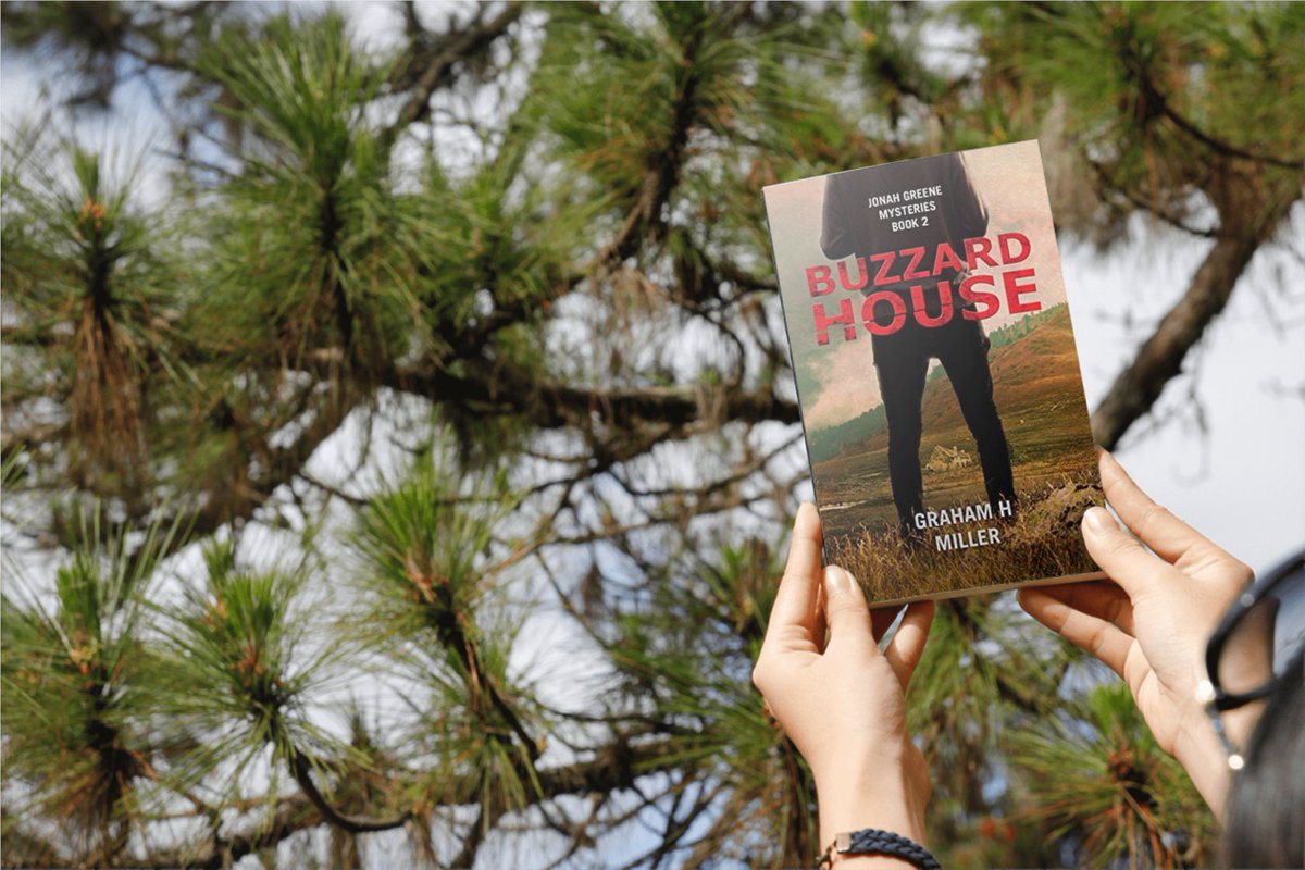🔎Jonah Greene Book 2: Buzzard House 🕵️‍♂️A derelict house in the Brecon Beacons holds tight to its dark secrets. Jonah Greene finds himself and his family in danger. What are the men in suits trying to hide? tinyurl.com/GHMBH22💀 #sunday #buzzardhouse <a href="/CrimeCymru/">Crime Cymru</a> <a href="/CrimeReads/">CrimeReads</a>