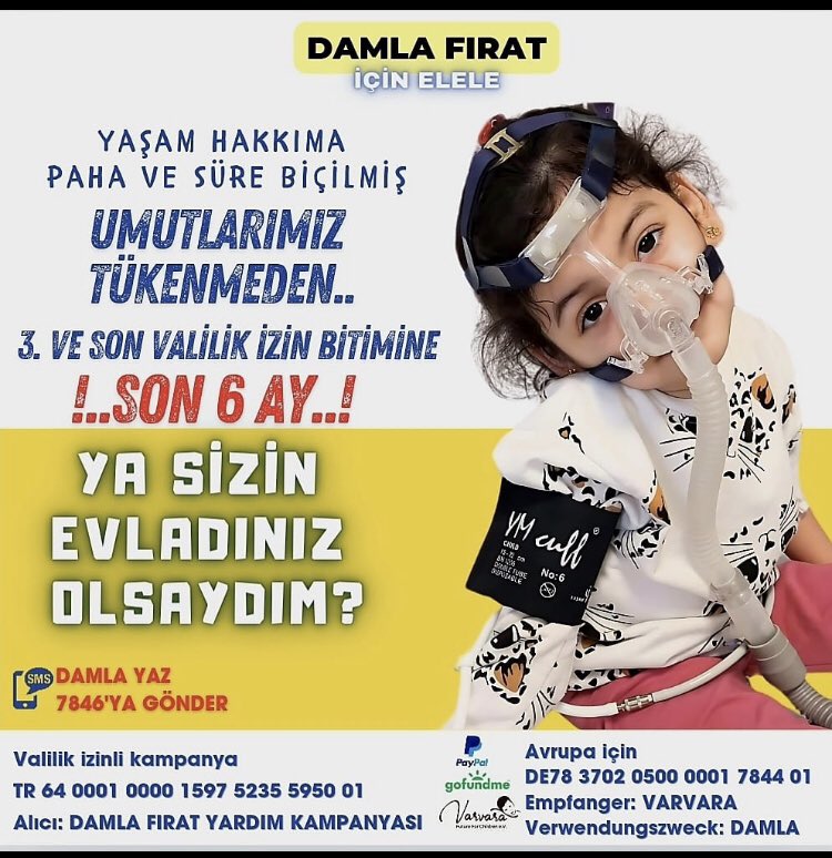 Yapacağınız yardımlarla Damla ilacına kavuşacak,tedavi olacak 
#DamlayaNefesOl
<a href="/Damlayanefesoll/">💧DamlaKazandı 💧%100🎉</a>