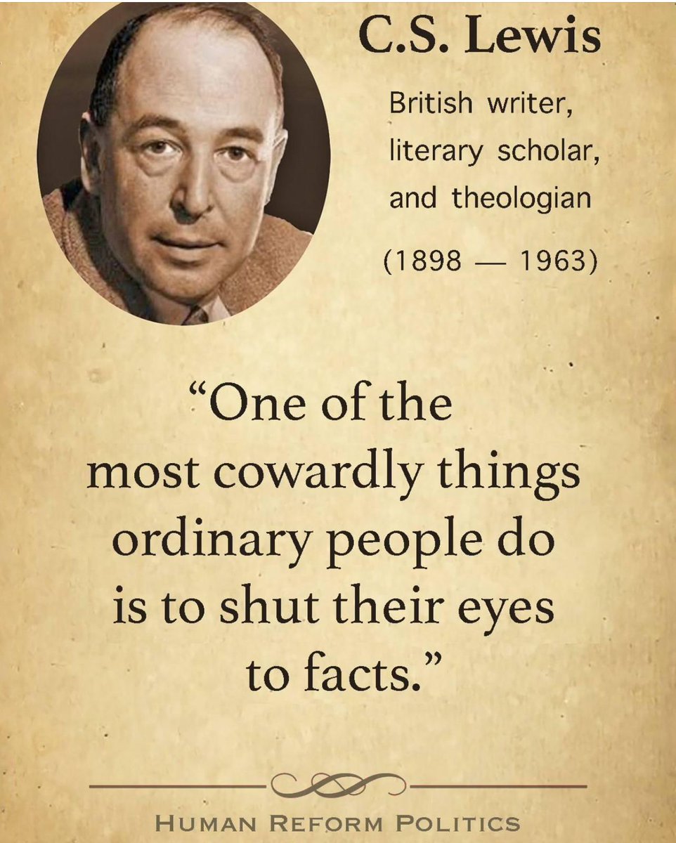 JodiLivon's tweet image. Great C.S. Lewis quote. #ThinkBIGSundayWithMarsha 
#humanreform