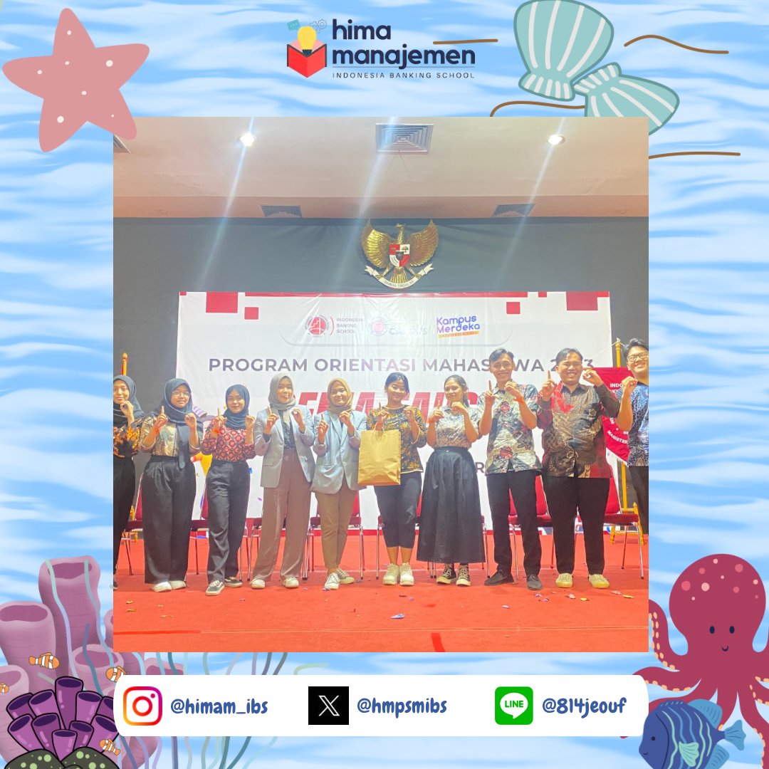 hmpsmibs's tweet photo. [Dokumentasi-Ospek Jurusan 7 September 2023] 

STIE Indonesia Banking School mengadakan Ospek Jurusan Manajemen dengan tema "Raise your social awareness for better management". Acara ini memperkenalkan lingkungan kampus dan jurusan Manajemen kepada 215 mahasiswa baru.... https://t.co/9xxpAcwVGa