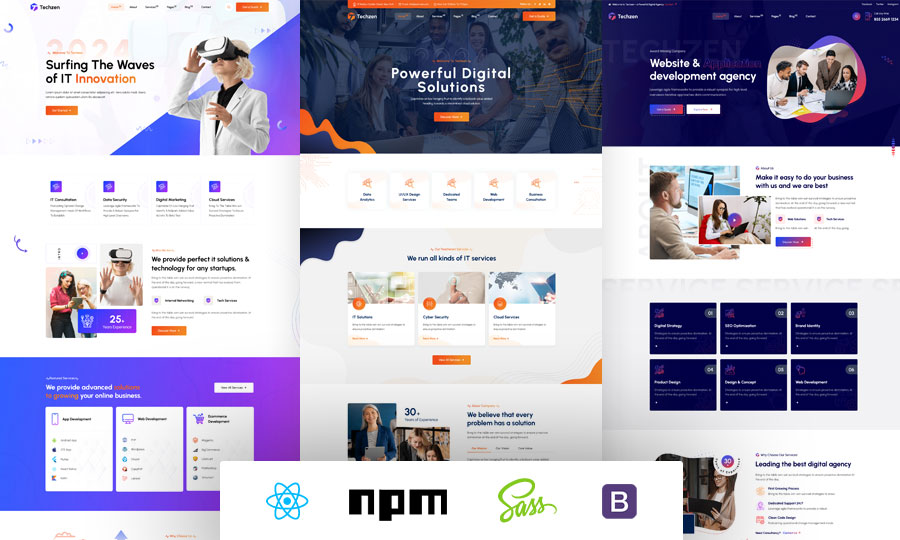 rs_theme's tweet image. Techzen - IT Solutions &amp;amp; Technology React Template is an excellent React template for creativity, modern technology, and IT solutions.

rstheme.com/product/techze… 

#Techzen #ITsolutions #technology #ReactTemplate #webdevelopment #coding #softwareengineering #userinterface