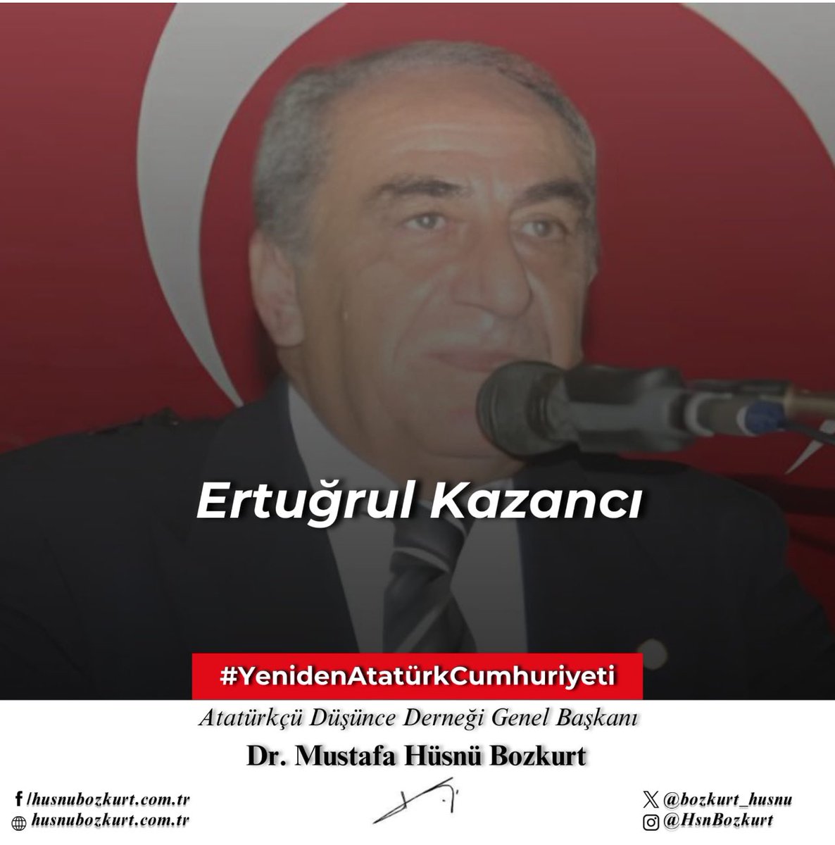 Ruhunuz şad, ışıklar yoldaşınız olsun Genel Başkanım.
Saygıyla…
#ErtuğrulKazancı
<a href="/add_genelmerkez/">Atatürkçü Düşünce Derneği</a>