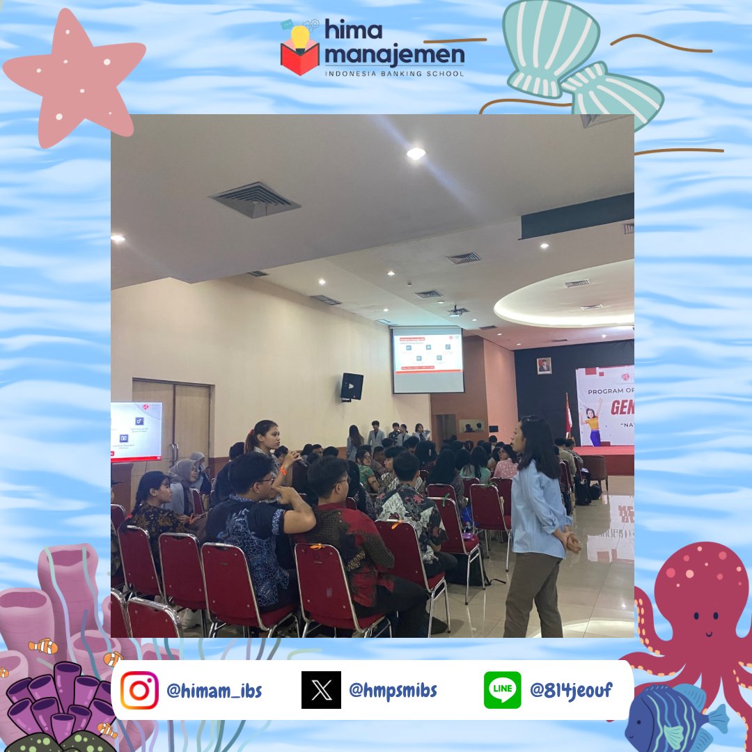 hmpsmibs's tweet photo. Disini juga menjelasan mengenai 4 penjurusan: Manajemen Keuangan, Pemasaran, SDM, dan Kewirausahaan Digital. Tujuan dari kegiatan yakni memperkenalkan secara mendasar hal-hal yang ada di dalam jurusan Manajemen kepada mahasiswa baru.
HiMa Manajemen 2023/2024 #MeraihKesuksesan https://t.co/jsKp70kZDr