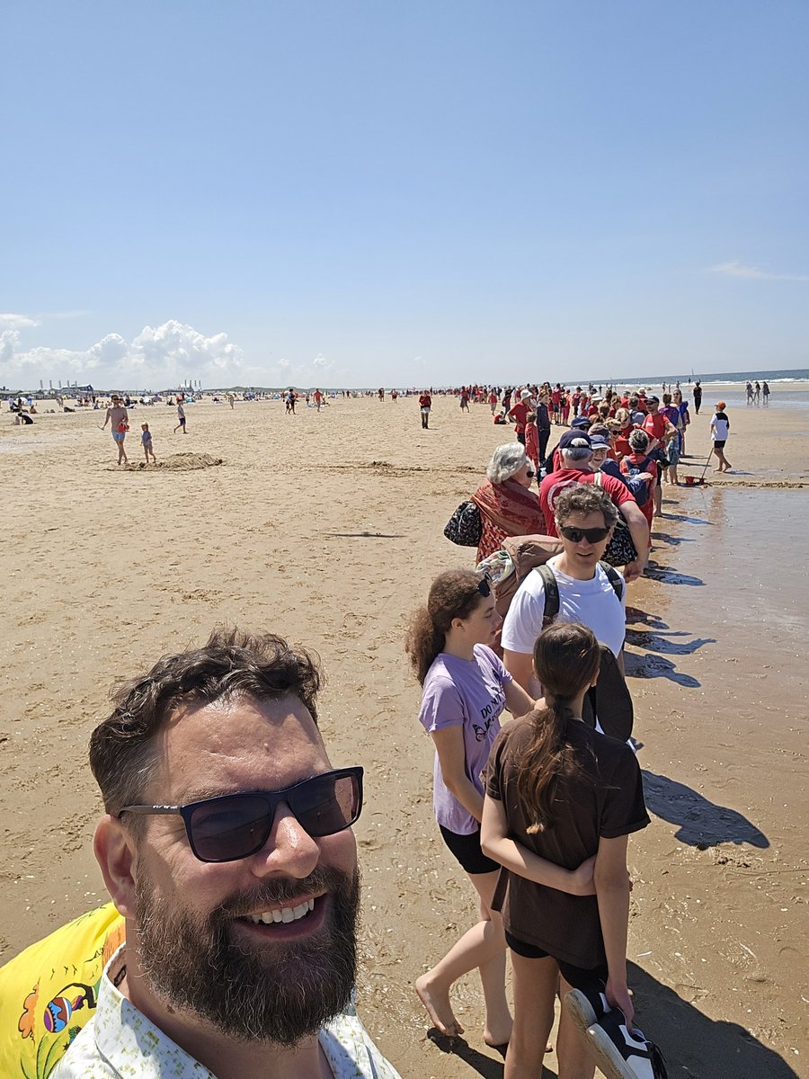 Mooie opkomst bij de #ClimateChain in #Katwijk