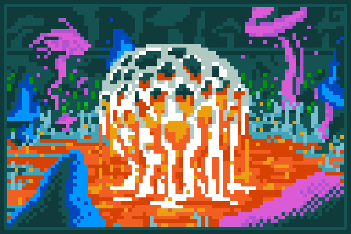 Lava weep…. #cavesofqud #pixelart