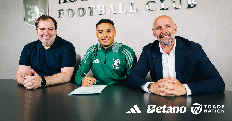 AVFCOfficial's tweet photo. Aston Villa is pleased to announce the signing of Lewis Dobbin from Everton. 🤝