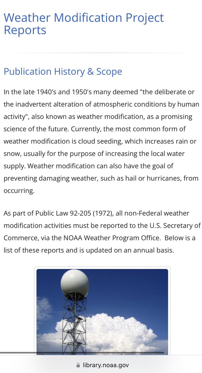 stratagemmer's tweet photo. 1. We are in a Solar Maximum, orbiting closer to the Sun than we have in 22 years.

2. Geoengineering/weather modification licenses allows for corporations and government to zap our skies with electromagnetic radiation, which amplifies sunlight as it passes through a magnetized sky.

3. Geoengineering/weather modification licenses allows for corporations and government to spray our skies with heavy metal nanoparticles and other chemicals.

Here are the State geoengineering activities allowed by NOAA. Federal weather modification activities are not reported to the public.

Shut these departments down now!