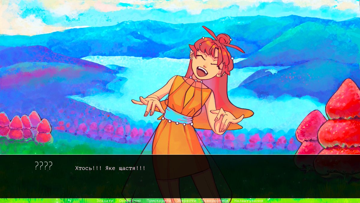 ourchou's tweet image. #visualnovelua
Нарешті відредактувала свою першу візуальну новелу! (Ukrainian Visual Novel Jam 3)
Це коротка історія про абсолютно реальні гори та абсолютно реальну дівчинку, що загубила точно існуючу річ.
Орієнтований час проходження: 15-20 хвилин!
harbourr.itch.io/yii-tsukropaty