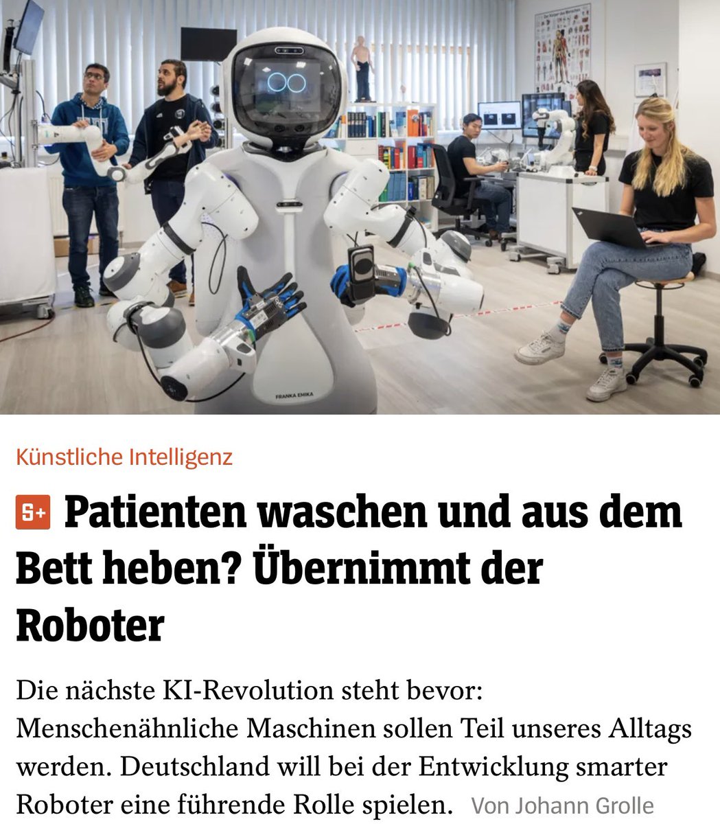 stockmum's tweet image. Leute, ich finde #KI klasse und #Roboter auch. Aber, ganz ehrlich, will ich wirklich im Krankenhaus von einem Roboter aus dem Bett gehoben werden ? Ich weiß nicht so recht ‼️🤣🤣@stockmum 🌺🌸