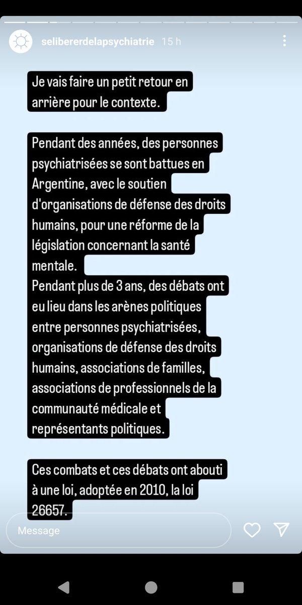 madangrytired's tweet photo. Je repartage ces storys de selibererdelapsychiatrie publiées sur instagram sur ce que l'extrême-droite fait du côté de la psychiatrie en Argentine 

(et au passage des infos sur les limites des tentatives réformistes de la psy avant) https://t.co/Y6mLmn6Htf