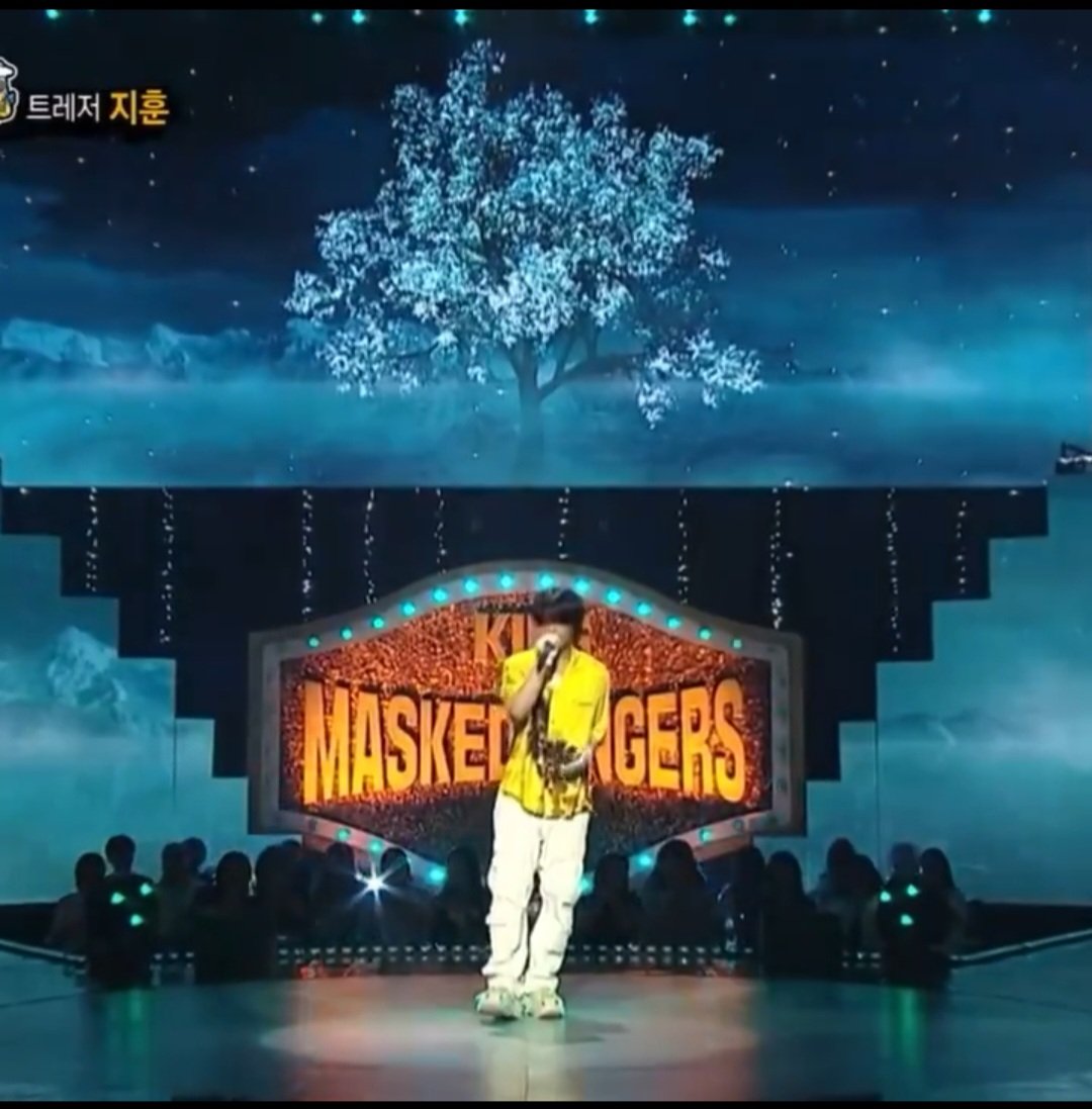 0595Yam's tweet image. Jihoon voice is really high and very expressive~so proud of you~🫶🥰 #KingofMaskedSinger @treasuremembers