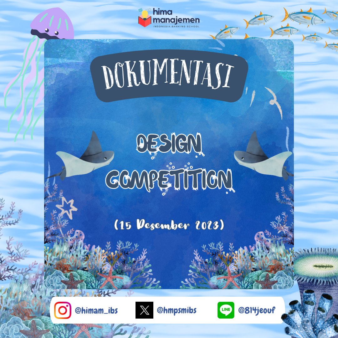 hmpsmibs's tweet photo. [Dokumentasi-Design Competition 15 Des 2023]

DC ajang untuk mengembangkan bakat desain generasi muda dengan teknologi digital. Diikuti oleh 50+ peserta dari mahasiswa dan SMA se-Indonesia.

HIMA Manajemen 
Periode 2023/2024 
#MeraihKesuksesan https://t.co/5SsTGs9IKz