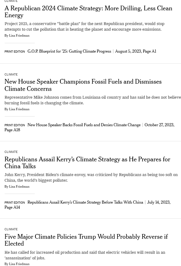 alfiekohn's tweet photo. By now, most people understand - from reports like #1 &amp; #2, below - that climate change underlies more frequent &amp; intense droughts, floods, &amp; heat waves. But too few connect this to separate reports like those in #3. 
Message: A vote for a Republican is a vote for more misery. https://t.co/QXNhWYxjHG